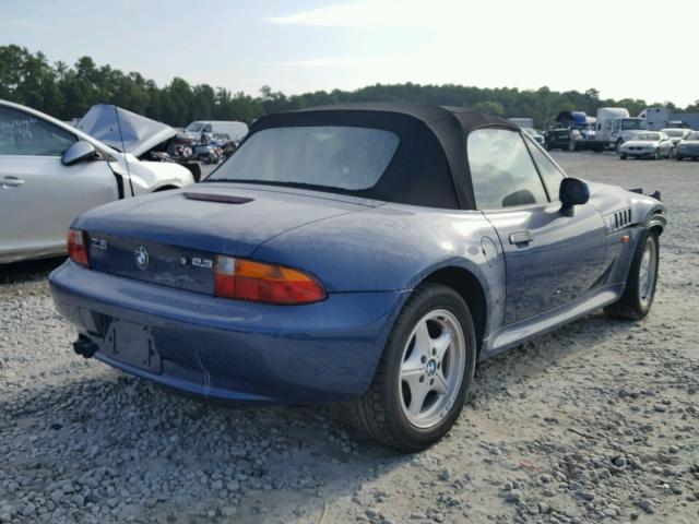 4USCH9336XLG01855 - 1999 BMW Z3 2.3 BLUE photo 4