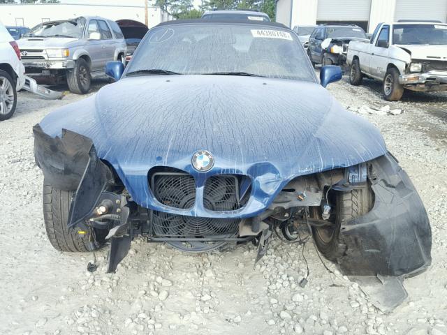 4USCH9336XLG01855 - 1999 BMW Z3 2.3 BLUE photo 7