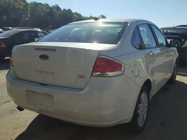 1FAHP3HN4AW282650 - 2010 FORD FOCUS SEL WHITE photo 4