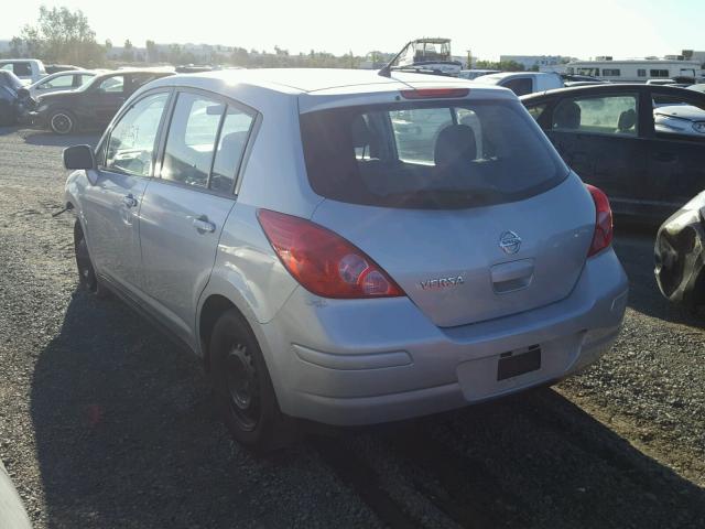 3N1BC1CP9CK810242 - 2012 NISSAN VERSA S GRAY photo 3