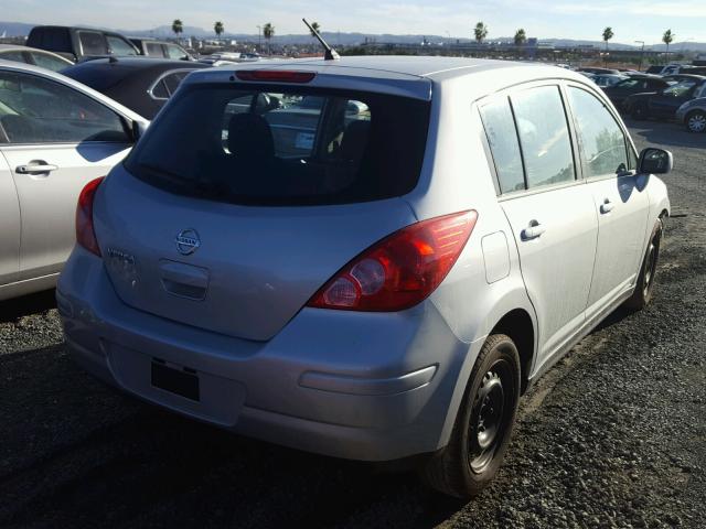 3N1BC1CP9CK810242 - 2012 NISSAN VERSA S GRAY photo 4