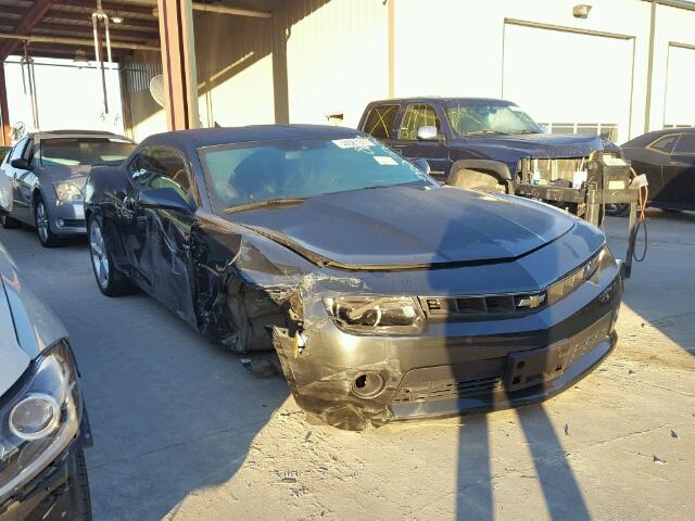 2G1FD1E35F9164536 - 2015 CHEVROLET CAMARO LT GRAY photo 1