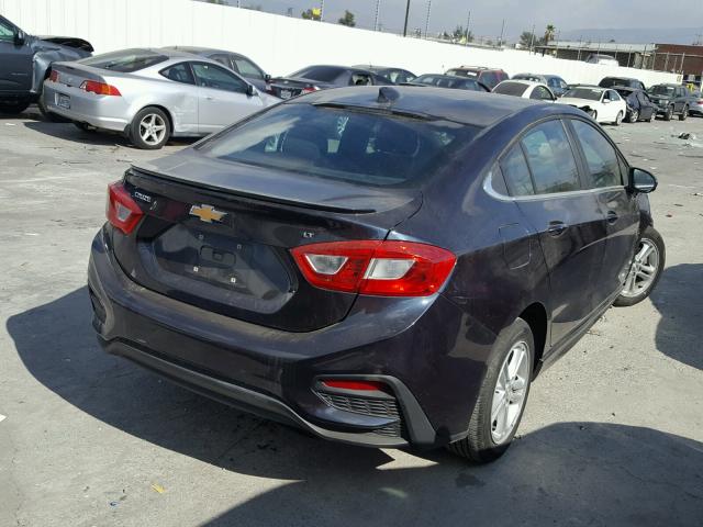 1G1BE5SM8G7242097 - 2016 CHEVROLET CRUZE LT BLUE photo 4