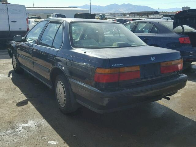 JHMCB7650MC089073 - 1991 HONDA ACCORD LX BLACK photo 3