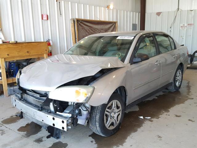 1G1ZS51F46F259509 - 2006 CHEVROLET MALIBU LS ვერცხლისფერი ფოტო 2