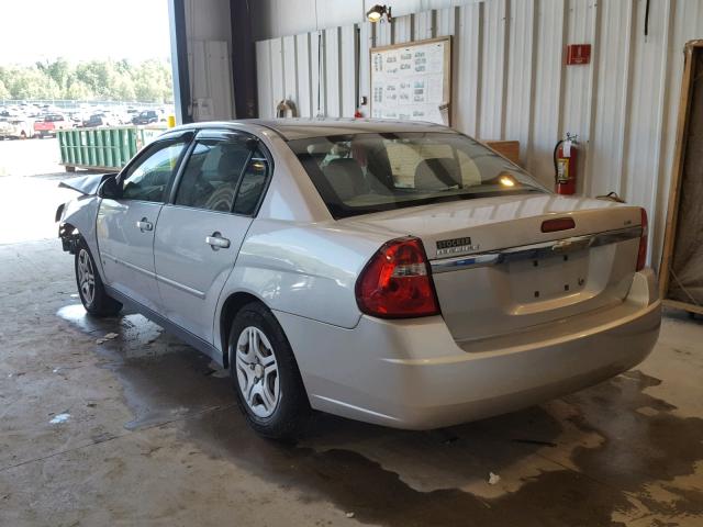 1G1ZS51F46F259509 - 2006 CHEVROLET MALIBU LS ვერცხლისფერი ფოტო 3