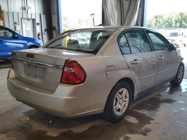 1G1ZS51F46F259509 - 2006 CHEVROLET MALIBU LS ვერცხლისფერი ფოტო 4