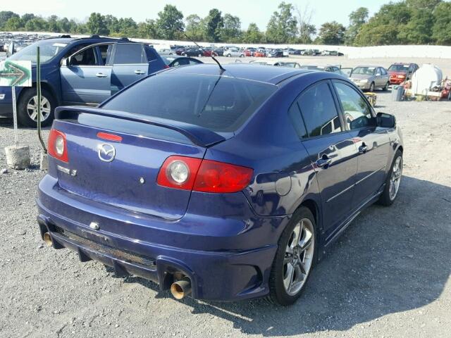 JM1BK12F451277357 - 2005 MAZDA 3 I BLUE photo 4