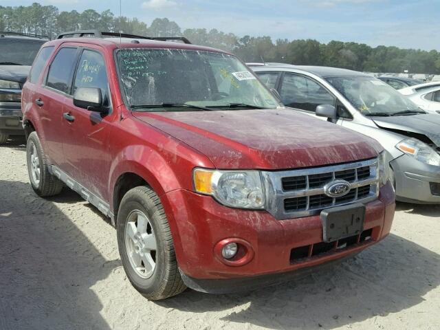 1FMCU03789KA93132 - 2009 FORD ESCAPE XLT RED photo 1