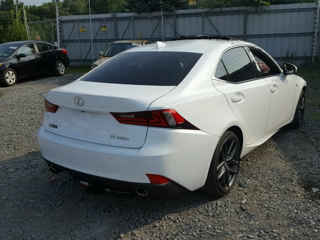 JTHBA1D27G5021284 - 2016 LEXUS IS 200T WHITE photo 4