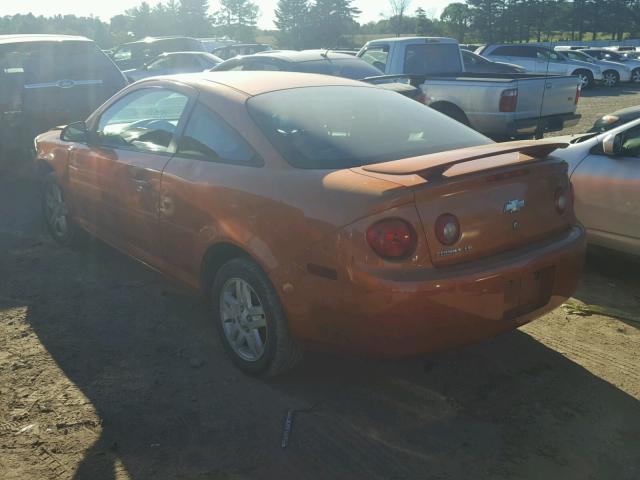 1G1AL12F757591941 - 2005 CHEVROLET COBALT LS ORANGE photo 3