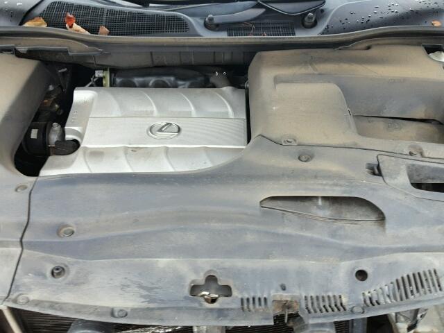 2T2BK1BA1AC068194 - 2010 LEXUS RX 350 GRAY photo 7