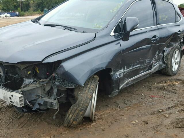 2T2BK1BA1AC068194 - 2010 LEXUS RX 350 GRAY photo 9