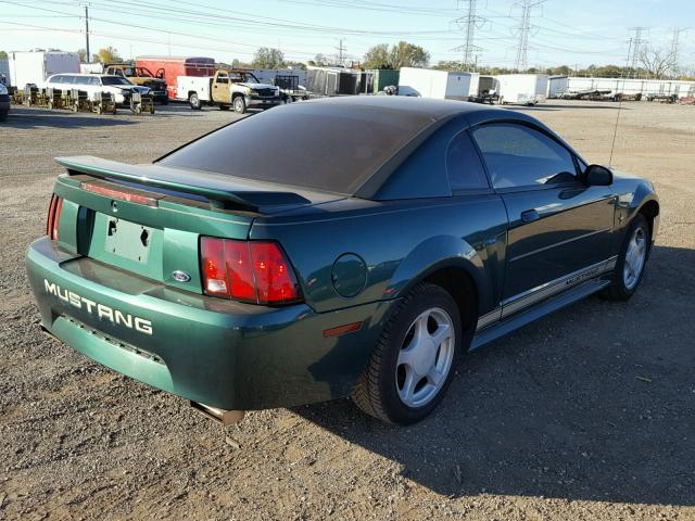 1FAFP40412F111825 - 2002 FORD MUSTANG GREEN photo 4