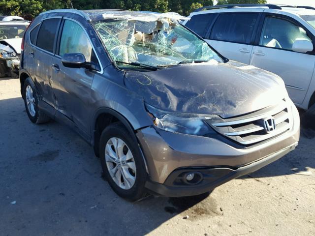 5J6RM3H71DL047227 - 2013 HONDA CR-V EXL GRAY photo 1