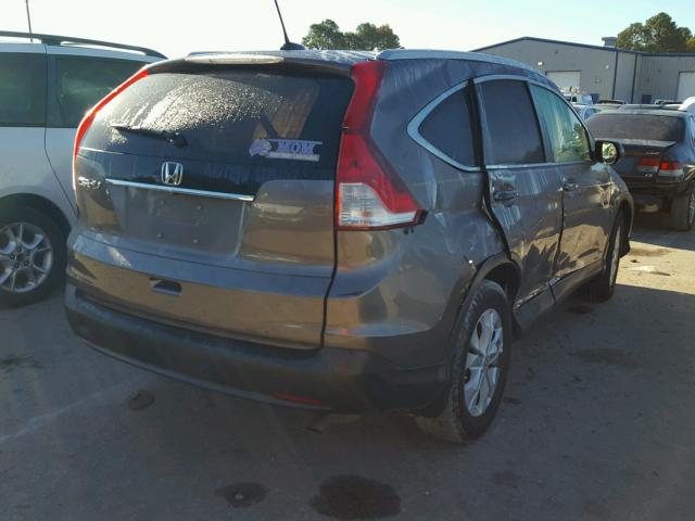 5J6RM3H71DL047227 - 2013 HONDA CR-V EXL GRAY photo 4