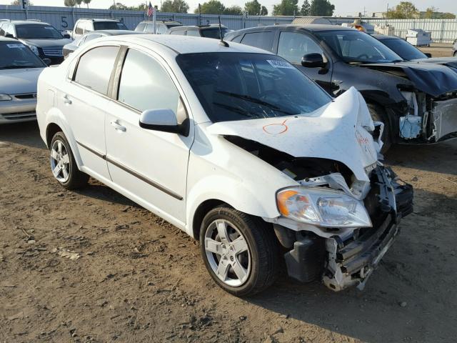 KL1TG5DE6BB247503 - 2011 CHEVROLET AVEO LT WHITE photo 1