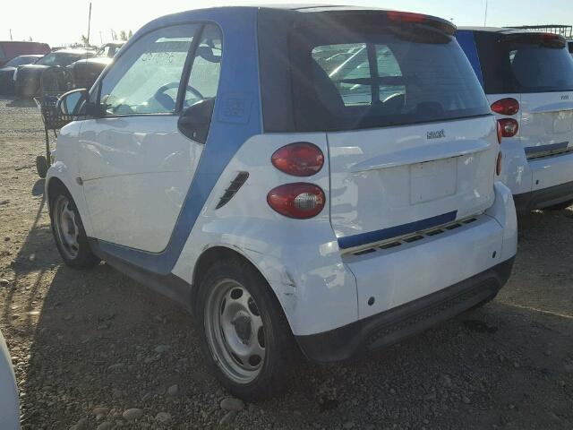 WMEEJ3BA4DK705177 - 2013 SMART FORTWO PUR WHITE photo 3