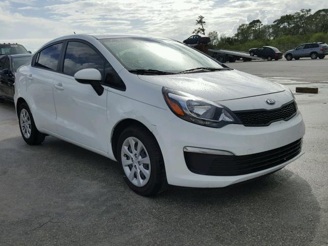 KNADM4A38G6670910 - 2016 KIA RIO WHITE photo 1