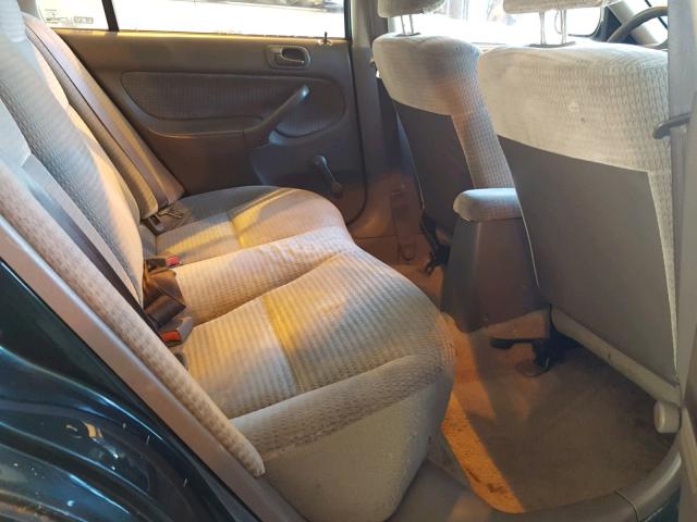 2HGEJ6610YH536736 - 2000 HONDA CIVIC BASE 绿色 照片 6
