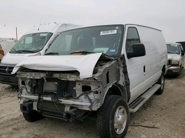 1FTNE2EW8CDA51257 - 2012 FORD ECONOLINE WHITE photo 2