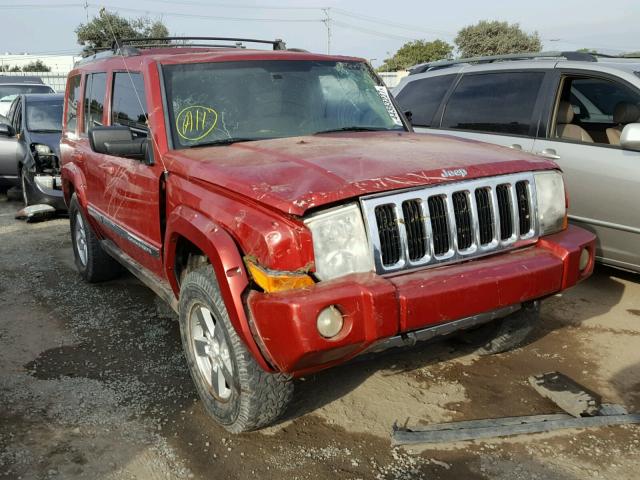 1J8HG58276C295907 - 2006 JEEP COMMANDER ბურგუნდია ფოტო 1