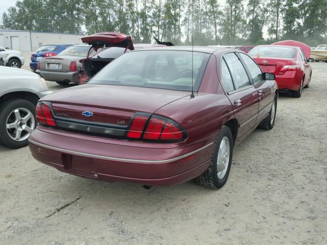 2G1WL52M6W9197701 - 1998 CHEVROLET LUMINA BAS MAROON photo 4