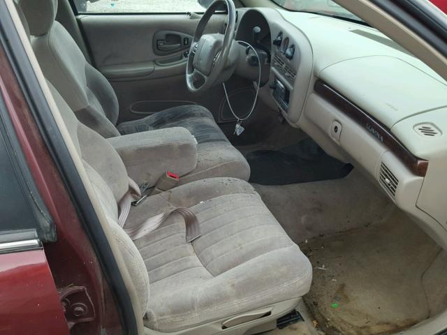 2G1WL52M6W9197701 - 1998 CHEVROLET LUMINA BAS 栗色 照片 5