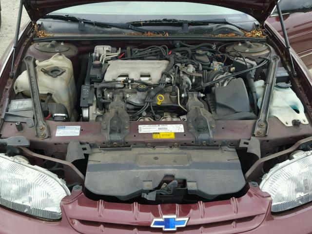 2G1WL52M6W9197701 - 1998 CHEVROLET LUMINA BAS MAROON photo 7