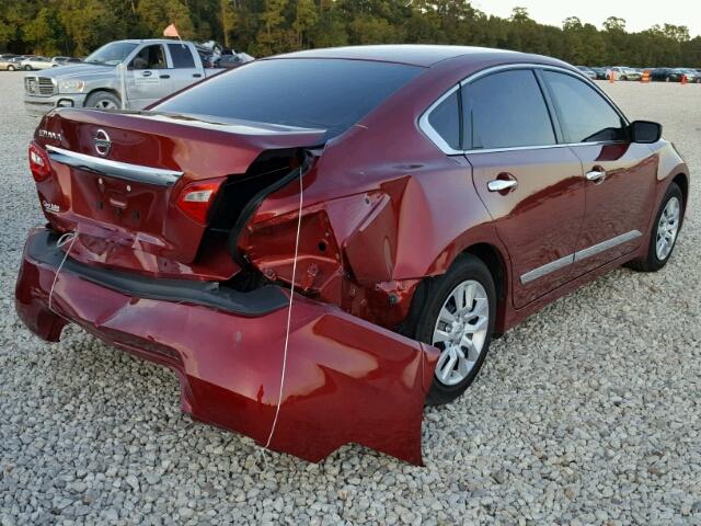 1N4AL3AP1HN304998 - 2017 NISSAN ALTIMA 2.5 RED photo 4