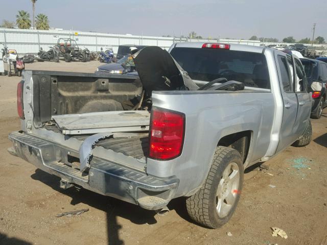 1GCRCREC3EZ270557 - 2014 CHEVROLET SILVERADO SILVER photo 4