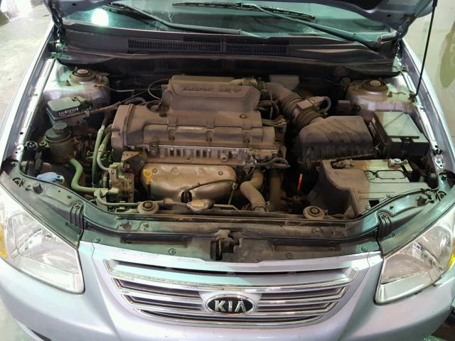 KNAFE121275459791 - 2007 KIA SPECTRA EX BLUE photo 7