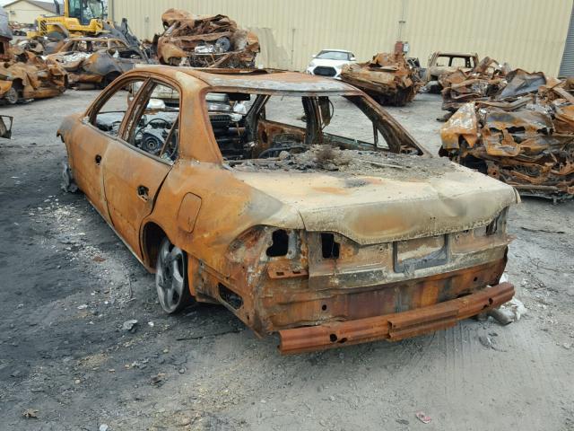 1HGCG6681YA095880 - 2000 HONDA ACCORD EX BURN photo 3