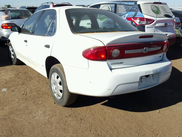 1G1JC5245Y7104035 - 2000 CHEVROLET CAVALIER WHITE photo 3