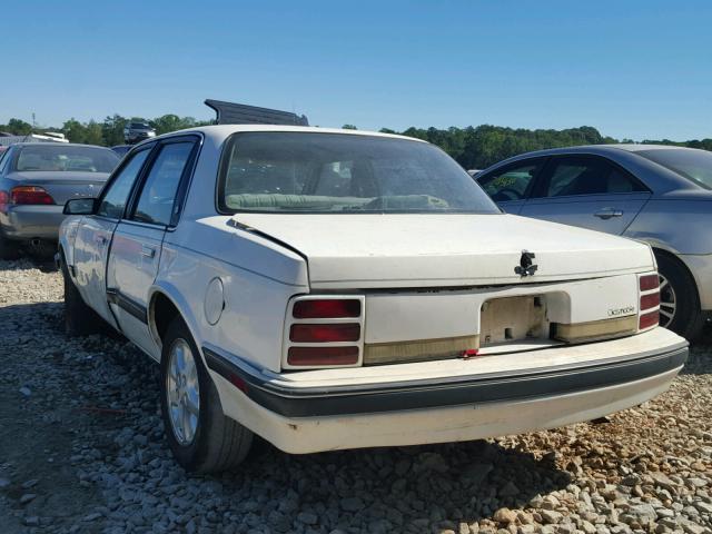 1G3AL54N1M6350562 - 1991 OLDSMOBILE CUTLASS CI WHITE photo 3