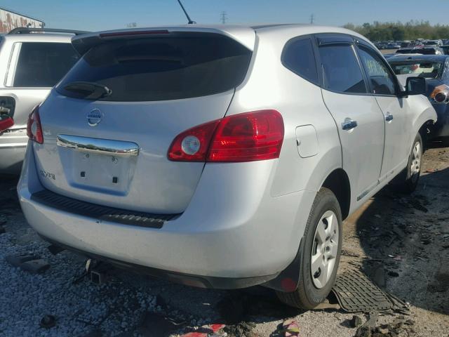 JN8AS5MTXDW014396 - 2013 NISSAN ROGUE S SILVER photo 4