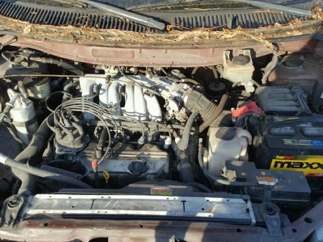 4N2DN111XVD856757 - 1997 NISSAN QUEST XE RED photo 7