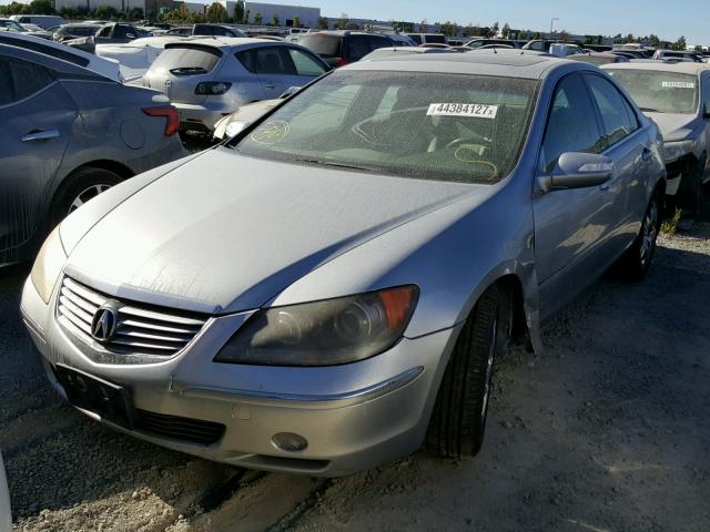 JH4KB16537C000125 - 2007 ACURA RL SILVER photo 2