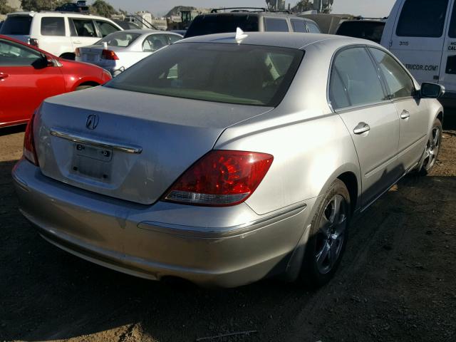 JH4KB16537C000125 - 2007 ACURA RL ვერცხლისფერი ფოტო 4