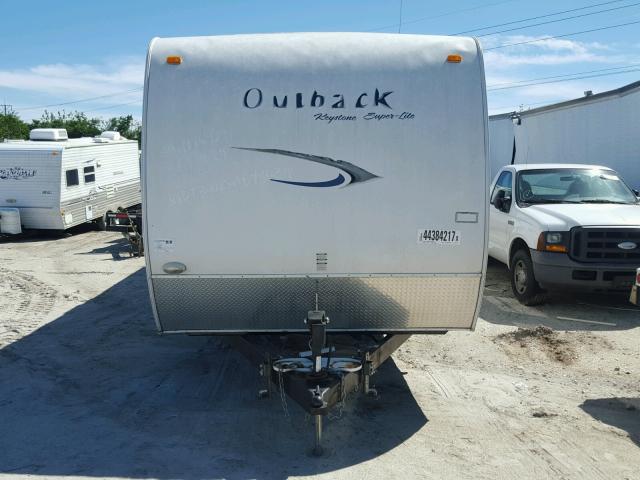 4YDT30025AB450218 - 2010 KEYSTONE OUTBACK WHITE photo 2