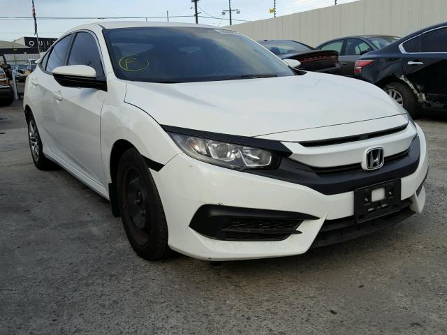 2HGFC2F57GH544390 - 2016 HONDA CIVIC LX WHITE photo 1