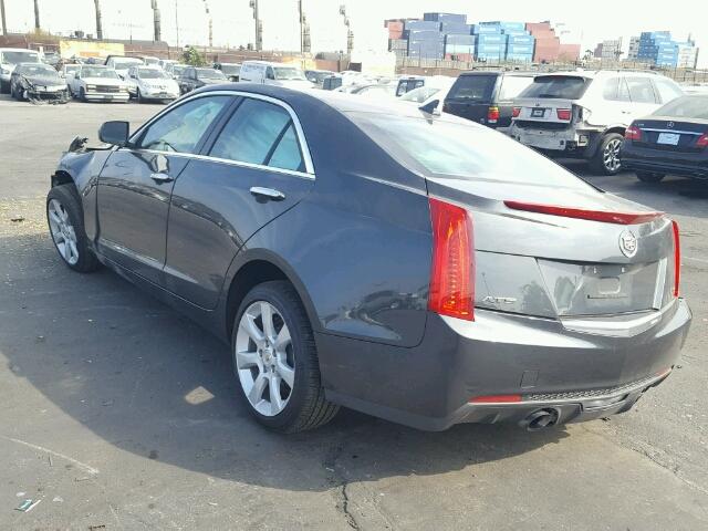 1G6AA5RX0E0174871 - 2014 CADILLAC ATS GRAY photo 3