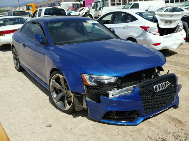 WUAC6AFR6EA900896 - 2014 AUDI RS5 BLUE photo 1