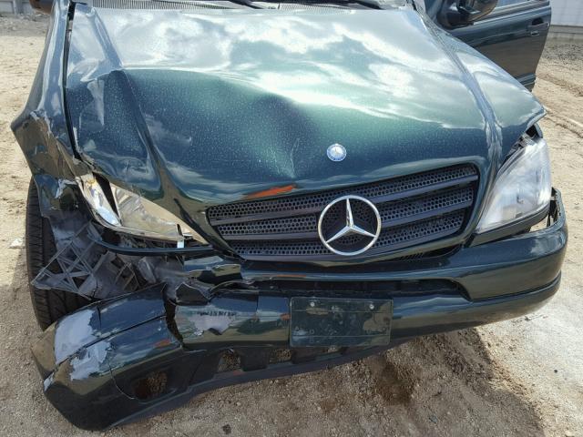 4JGAB72E9YA164476 - 2000 MERCEDES-BENZ ML GREEN photo 7