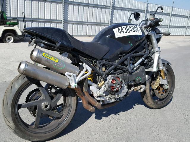 ZDM1RB5T74B048733 - 2004 DUCATI MONSTER S4 BLACK photo 4