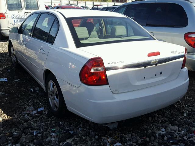 1G1ZT51866F102577 - 2006 CHEVROLET MALIBU WHITE photo 3