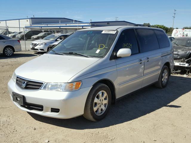 5FNRL18934B073118 - 2004 HONDA ODYSSEY EX SILVER photo 2