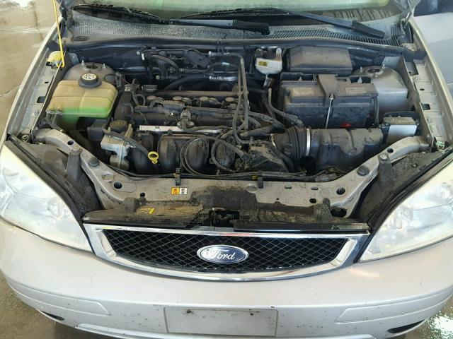 1FAFP34N96W161844 - 2006 FORD FOCUS ZX4 TAN photo 7