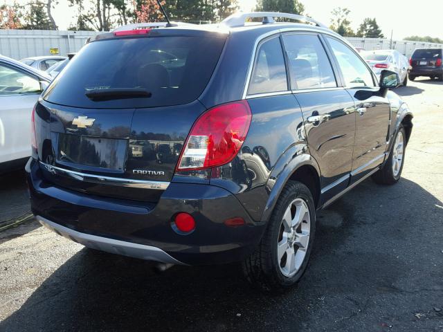 3GNAL4EK7ES591335 - 2014 CHEVROLET CAPTIVA BLUE photo 4