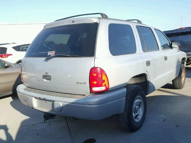 1B4HS28Y6WF141628 - 1998 DODGE DURANGO SILVER photo 4